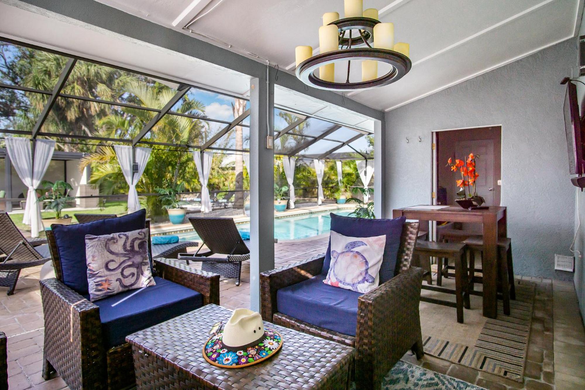 Luxury Zen Den With Heated Pool Just Off Siesta Key Apartment Sarasota Ngoại thất bức ảnh